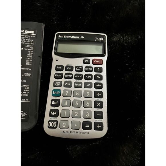Real Estate Calculator Calculated Industries Qualifier Plus Model IIIx 3415 - Picture 2 of 3